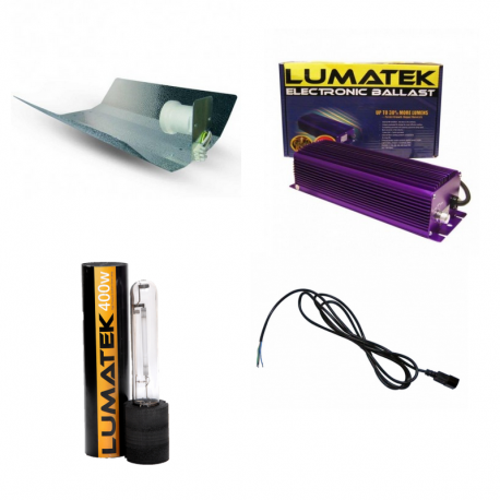 Kit éclairage HPS Ballast Lumatek 400W Reflecteur Martelé