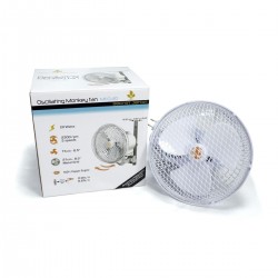 Ventilateur Avec Pince Edm 15w - 15cm - Blanc 33961 à Prix Carrefour