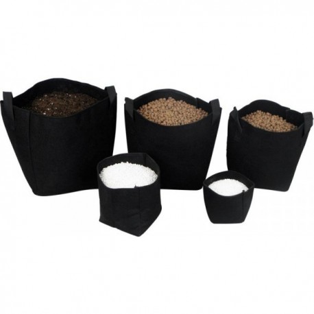 Pot géotextile 7 litres noir Texpot