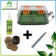 Kit bouturage Serre 12W chauffante pastille de coco Gel Root It Scalpel