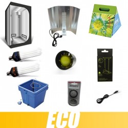 Pack kit complet ECO CFL 200W Croissance Floraison BOX 80x80x160cm