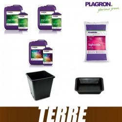 Pack Terre Plagron LightMix 50L Alga Grow Alga Bloom Green sensation