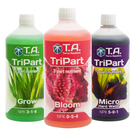 TriPart Grow Bloom Micro 3 x 1L Terra Aquatica