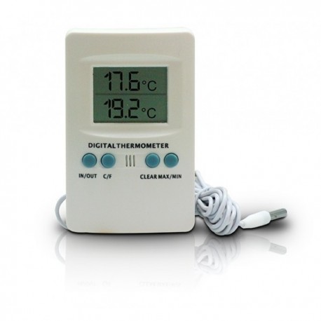 Thermomètre Hygromètre Digital Min/Max avec Sonde 